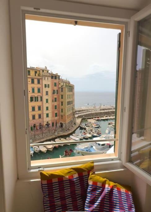 Attico Sul Porticciolo Antico Di Camogli Apartamento Exterior foto