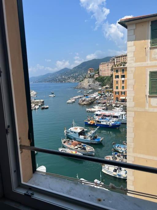 Attico Sul Porticciolo Antico Di Camogli Apartamento Exterior foto